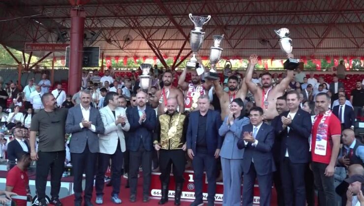 664. Tarihi Kırkpınar Yağlı Güreşleri’nin başpehlivanı Orhan Okulu, altın kemeri kuşandı