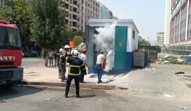 Trafoda çıkan yangın söndürüldü