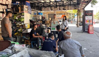 Adıyaman’da esnaf ve vatandaşlara 115 Danışma Hattı hakkında bilgi verildi