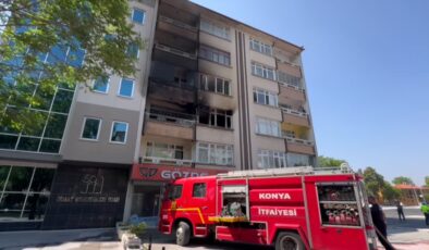 Apartman dairesinde çıkan yangında 5 kişi dumandan etkilendi