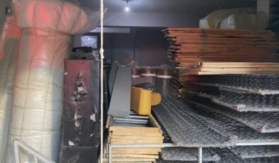 Bağlar’da mobilya atölyesinde yangın çıktı