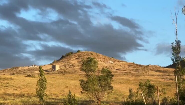 Bayburt-Erzurum kırsalında hava aracı düştü iddiası
