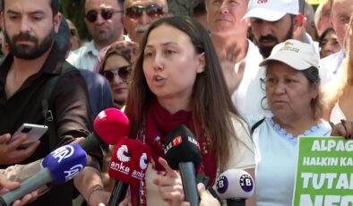 Çiftçilerden enerji ve maden alanlarına yönelik kanun teklifine ilişkin basın açıklaması