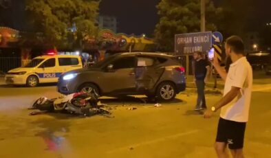 Ciple çarpışan motosikletin sürücüsü öldü