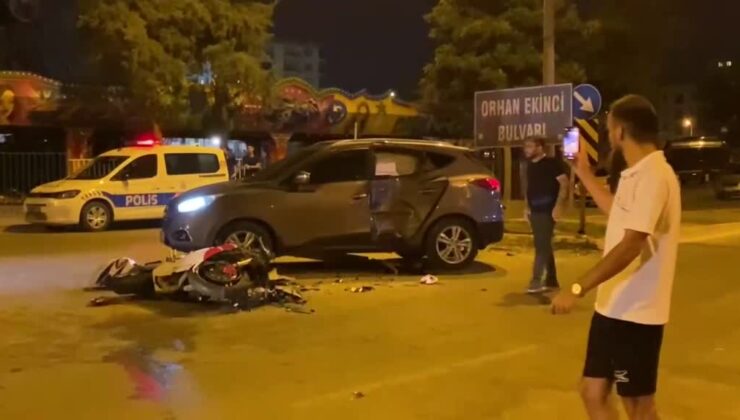 Ciple çarpışan motosikletin sürücüsü öldü
