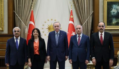 Cumhurbaşkanı Erdoğan, DEM Parti heyetini kabul etti