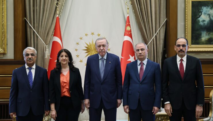 Cumhurbaşkanı Erdoğan, DEM Parti heyetini kabul etti
