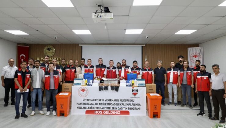 Diyarbakır’da veteriner ekiplerine tam donanımlı destek