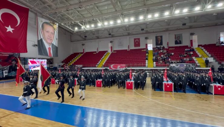 Eğitimlerini tamamlayan 228 polis adayı mezun oldu