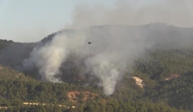 Göynük’te çıkan orman yangınına müdahale ediliyor