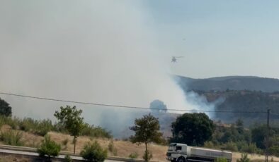 Yangın Gürsu’ya ilerliyor, halk seferber oldu