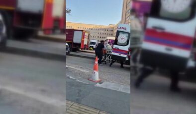 Üniversite Hastanesinin çocuk bölümünde çıkan yangın söndürüldü