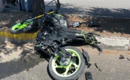Hafif ticari araçla çarpışan motosikletin sürücüsü öldü