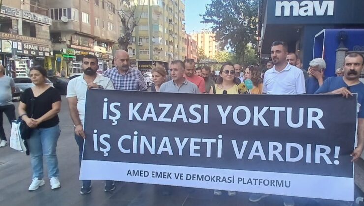 Diyarbakır’da İş Cinayetlerine Karşı Tepki: Çalışırken Ölmek İstemiyoruz!