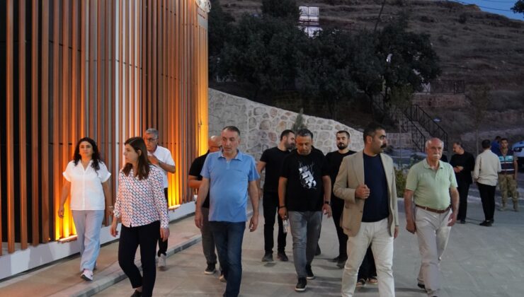 Eşbaşkanlar, Zerzevan Kalesi Ziyaretçi Karşılama Merkezi’ni inceledi