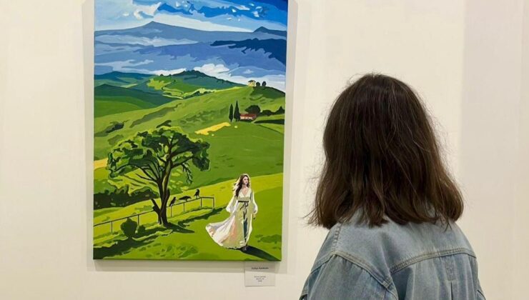 Genç Sanatçı Zülfiye Karakuzu, Londra’daki “Beyond the Frame” Sergisinde
