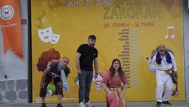 Kırsalda Renkli Bir Gün:Kulp  Sivrice’de Çocuklar Sanatla Buluştu
