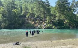 Irmakta akıntıya kapılan çocuk kayboldu