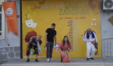 Kulp İlçesinin Kırsal Mahallelerindeki çocuklar çocuk şenliğiyle eğleniyor.