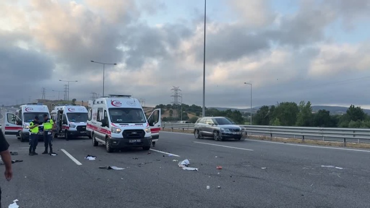 Kuzey Marmara Otoyolu’nda takla atan otomobildeki anne öldü