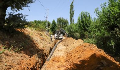 Kulp’ta 2 bin 800 metrelik içme suyu hattı