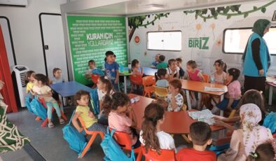Mobil Kur’an kursu Adıyaman’da çocuklarla buluştu