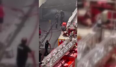 Mardin’de depoda çıkan yangın söndürüldü