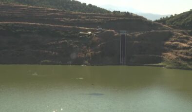 Ödemiş’teki orman yangınına müdahale sürüyor