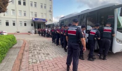 Organize suç örgütüne yönelik operasyonlarda 21 şüpheli tutuklandı