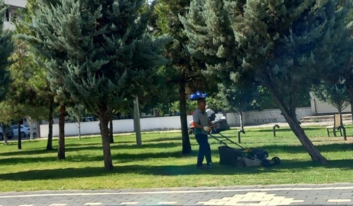 Park ve Bahçelerde Çalışmalar Sürüyor