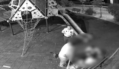 Zabıta ekipleri parkta çekirdek kabuklarını yere atanlara temizlik yaptırdı