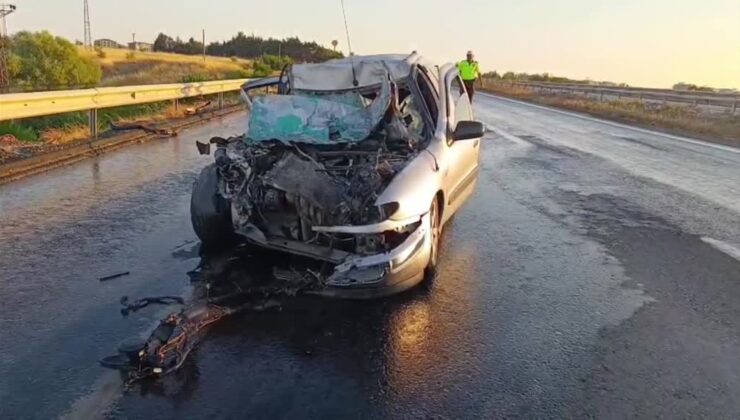 Pikaba çarpan otomobildeki sürücü hayatını kaybetti