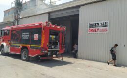 Şanlıurfa’da bir fabrika çıkan yangında hasar gördü