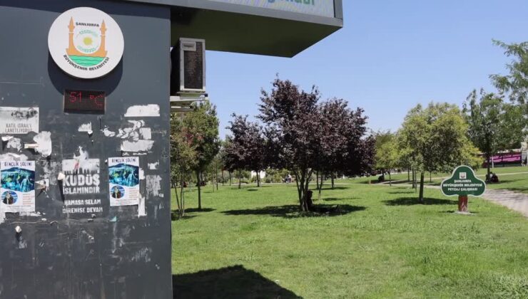 Şanlıurfa 51 dereceyi gördü, kentte hayat adeta durdu