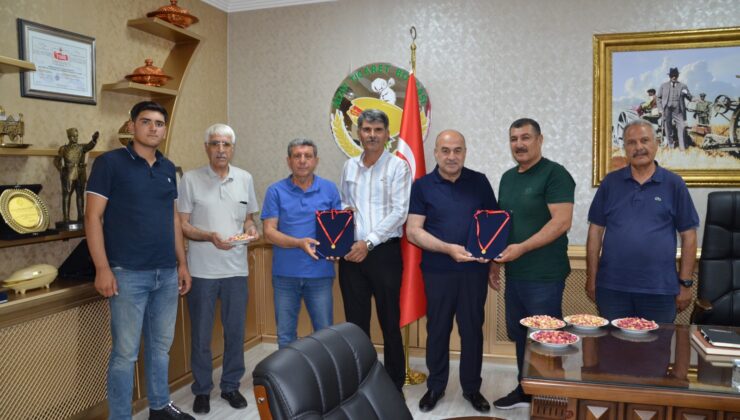 Sezonun ilk Antep fıstığı mahsulü altınla ödüllendirildi