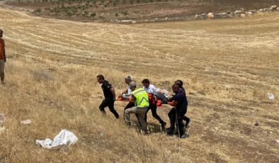 Siirt’te devrilen otomobilin sürücüsü yaralandı