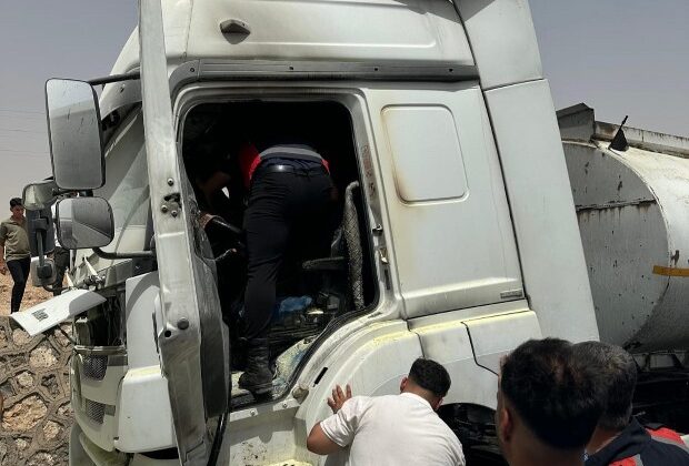 Şoför canını zor kurtardı, tanker yangınla küle döndü
