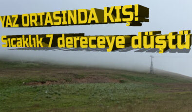 Temmuz ayında kış soğuğu: Erzurum, Kars ve Ardahan dondu