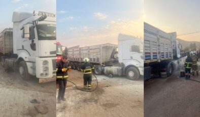 Tırın yakıt deposu bomba gibi patladı: 7 yaralı