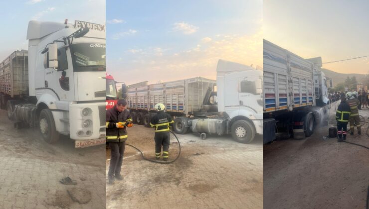 Tırın yakıt deposu bomba gibi patladı: 7 yaralı