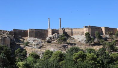 İç kalede bulunan kaya mezarı heyecan yarattı