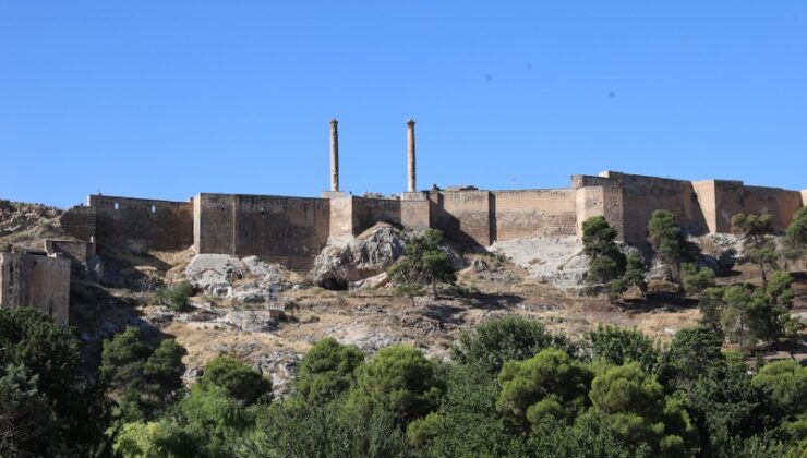 İç kalede bulunan kaya mezarı heyecan yarattı