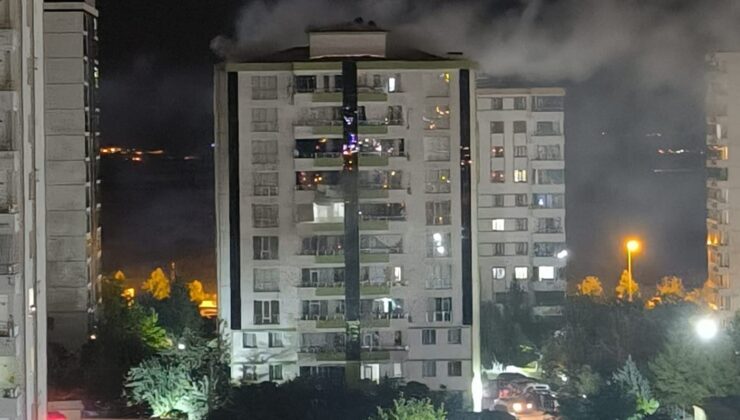 Yenişehir’de Gece Saatlerinde Binada Yangın