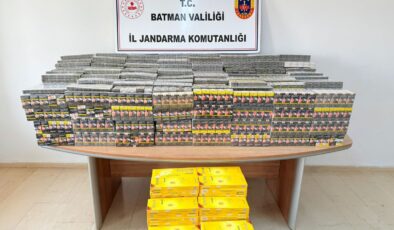 Batman’da 8 bin 940 paket bandrolsüz sigara ele geçirildi