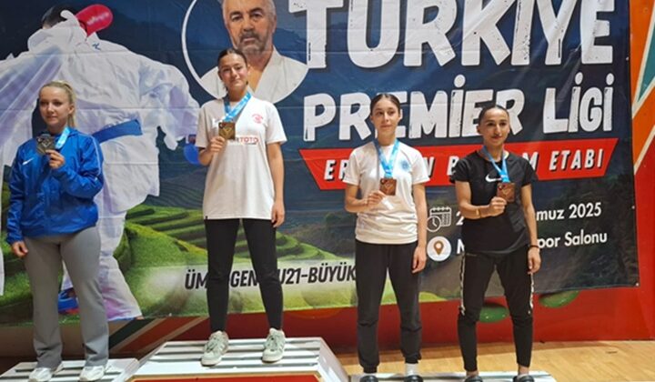 Belediye sporcusu Türkiye üçüncüsü oldu