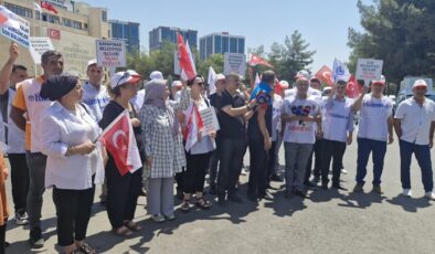 Diyarbakır’da İşten Çıkarılan İşçilerden Tencereli Protesto: “Haklarımızı Geri İstiyoruz”