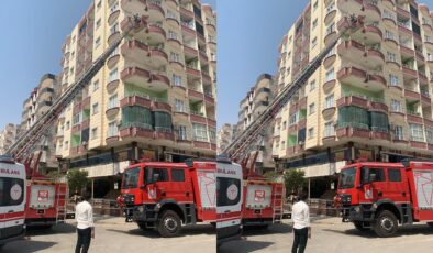 Yenikent Mahallesi’nde apartman dairesinde yangın paniği