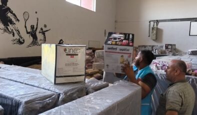 Dünyaevine giren 100 çifte çeyiz yardımı teslim edildi