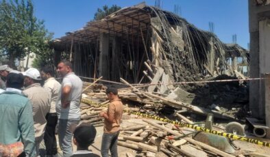 İnşaatta tablanın çökmesi sonucu 7 işçi yaralandı