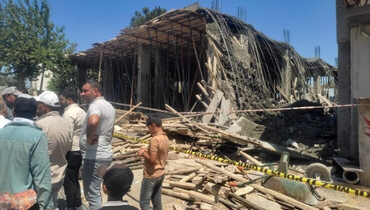 İnşaatta tablanın çökmesi sonucu 7 işçi yaralandı